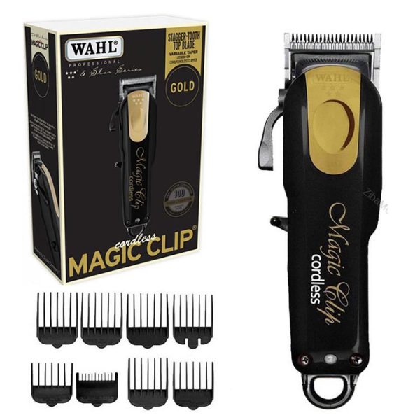 ماشین اصلاح حجم زن مناسب فید و سایه وال مدل مجیک کلیپ گلد WAHL MAGIC CLIP Gold CORDLESS