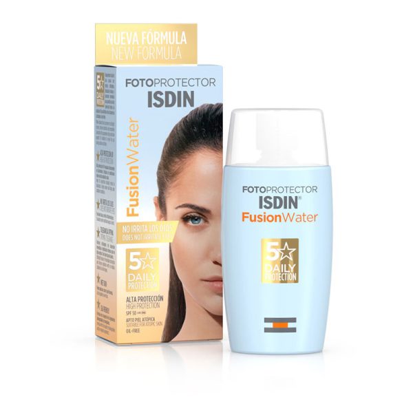 ضد آفتاب ایزدین مدل فیوژن واتر اصل اسپانیا Fotoprotector ISDIN Fusion Water SPF +50