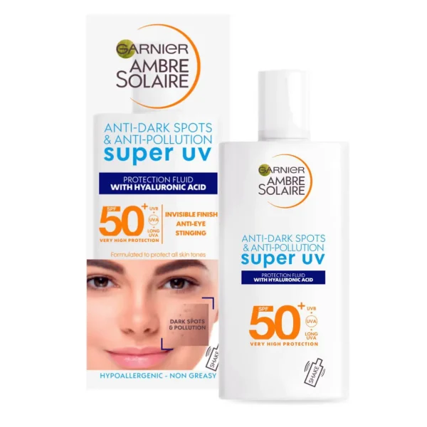 کرم ضدآفتاب بدون رنگ گارنیر مدل سوپر یو وی Super UV حجم ۴۰ml