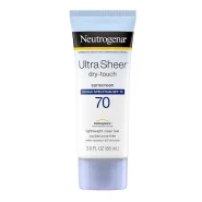 کرم ضد آفتاب SPF70 نوتروژینا مدل neutrogena ultra sheer sunscreen حجم 88 میلی لیتر