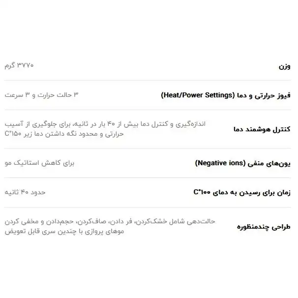 سشوار حرفه ای دایسون DYSON HS05 (7) سشوار حرفه ای دایسون DYSON HS05