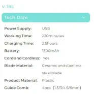 ماشین اصلاح خط زن وی جی آر vgr v-185